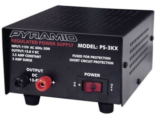 New Pyramid Ps3kx 2.5 Amp Constant Heavy Duty Regulated Ac/dc Power Supply