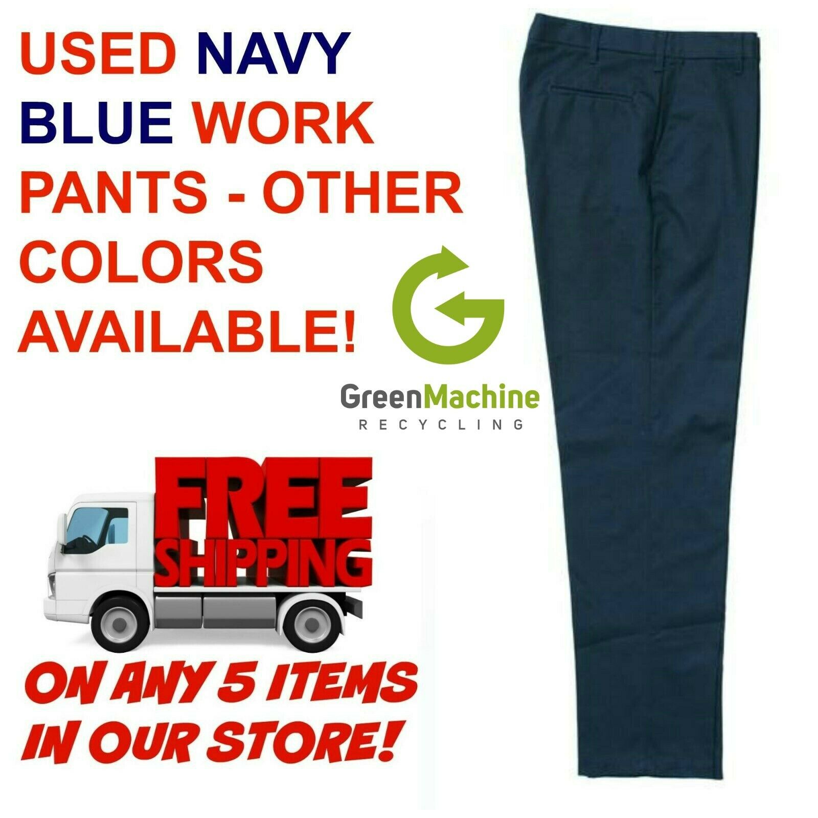 Used Uniform Work Pants Cintas Redkap Unifirst G&k Dickies Etc.