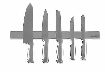 Wall-mount Magnetic Knife Storage Holder Chef Rack Strip Utensil Kitchen Tool