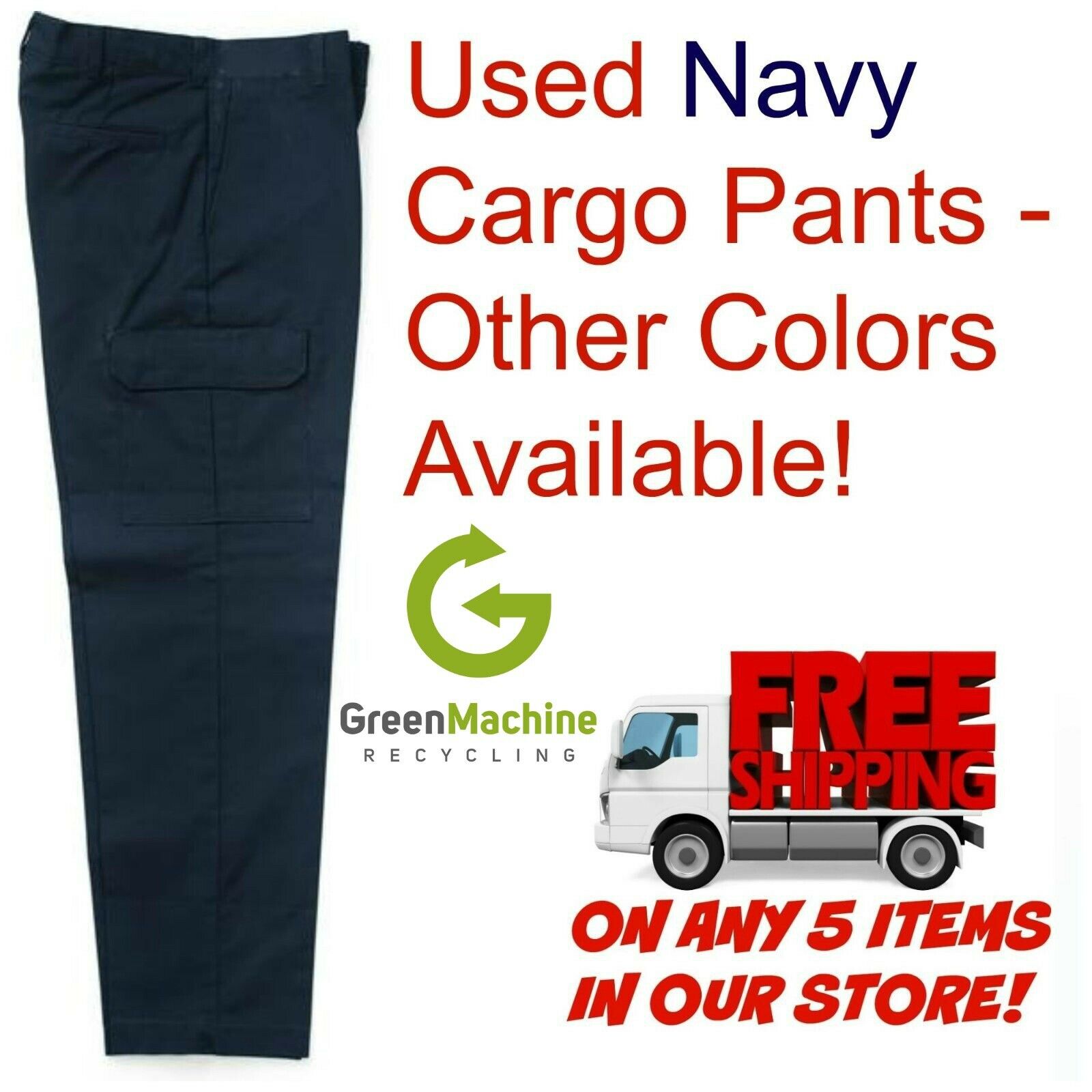 Used Uniform Work Pants Cargo Cintas Redkap Unifirst G&k Dickies And Others