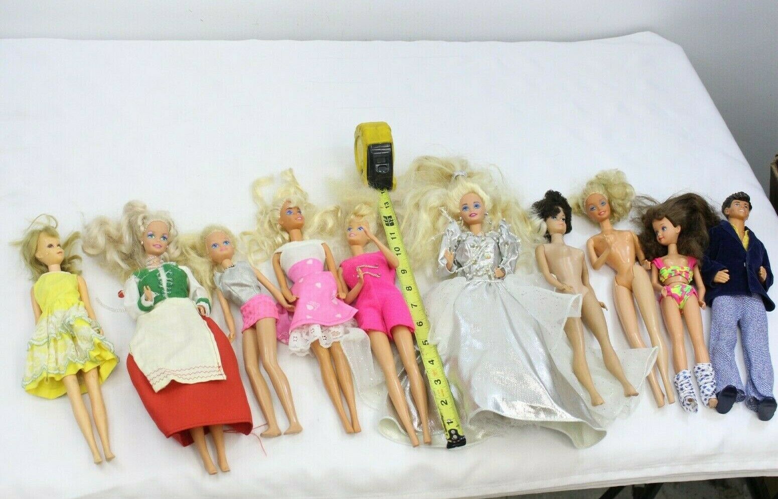 Vintage Mattel Barbie Doll Lot 1958 Midge 1966 , 1987 With Clothing
