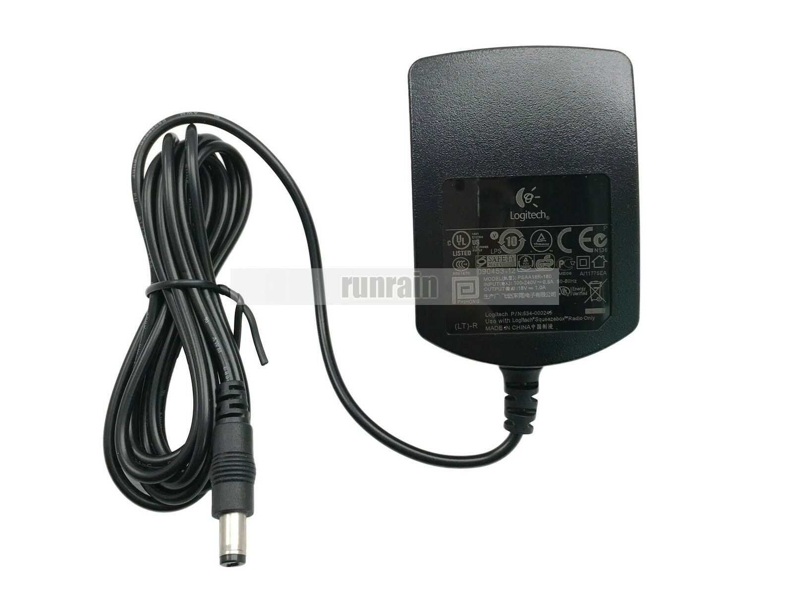 Logitech Ac Power Adapter For Logitech Squeezebox Radio  Psaa18r-180 993-000385